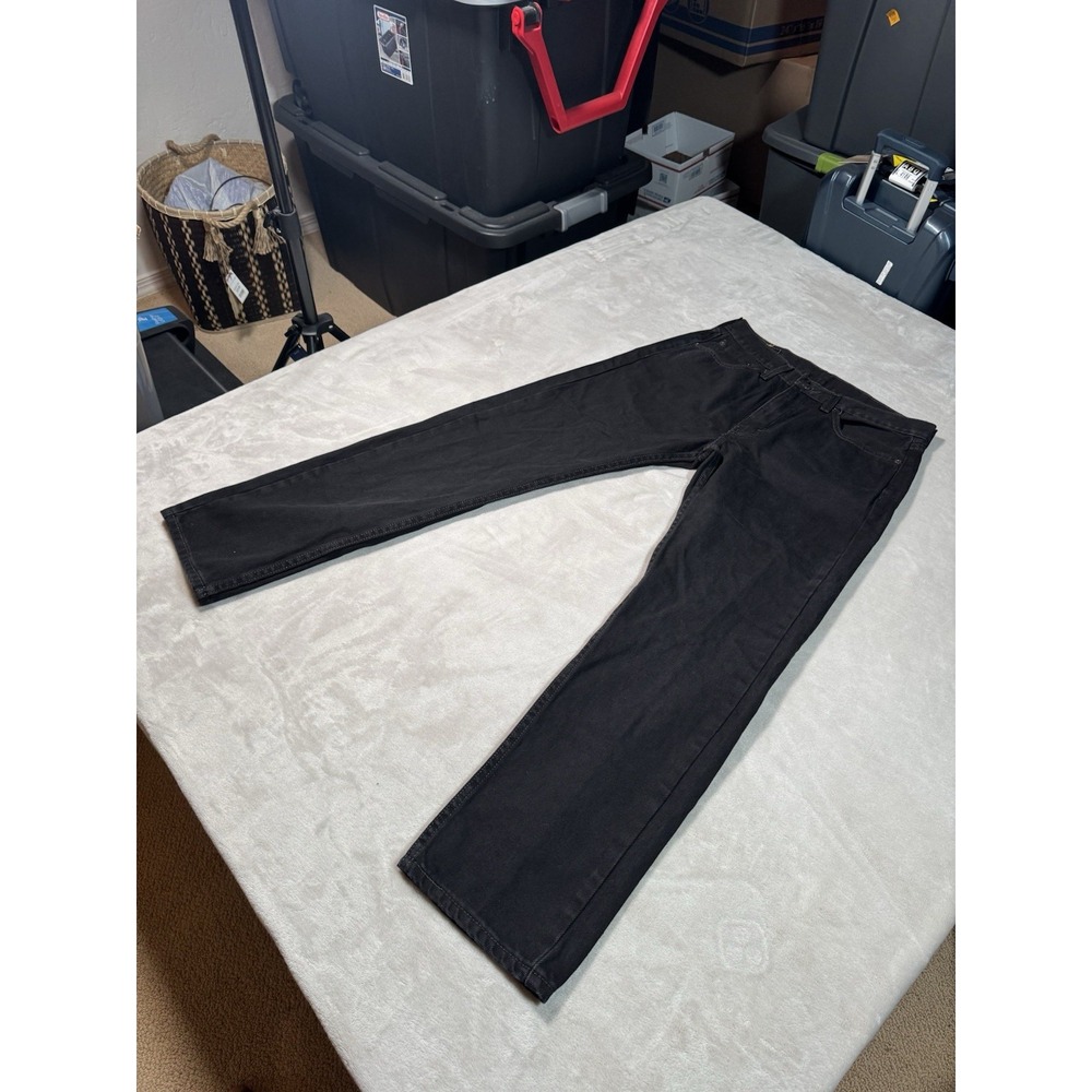 Levis 505 Jeans Size 32x32 Black - Picture 2 of 10